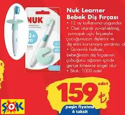 NUK LEARNER BEBEK DİŞ FIRÇASI NUK LEARNER BEBEK DİŞ FIRÇASI